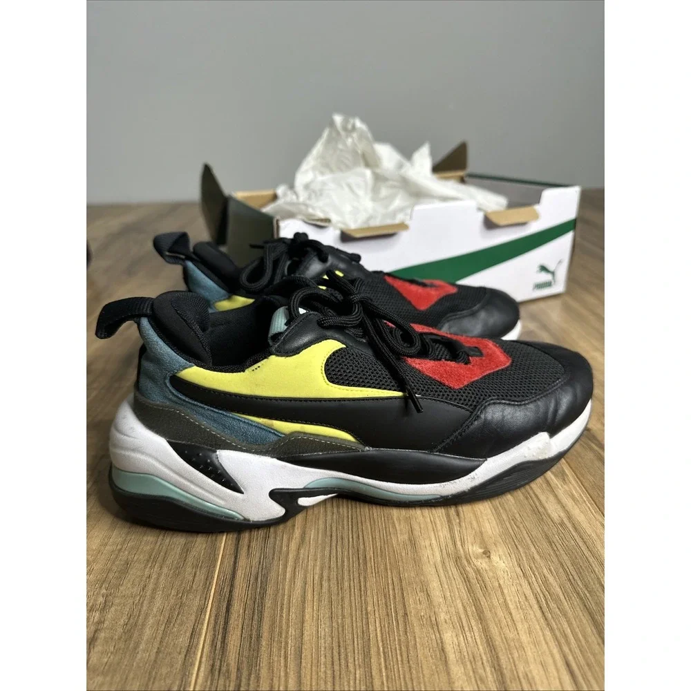 New‎ PUMA Thunder Spectra Shoes Sneakers - Black/Multi(36751601/367516-01)